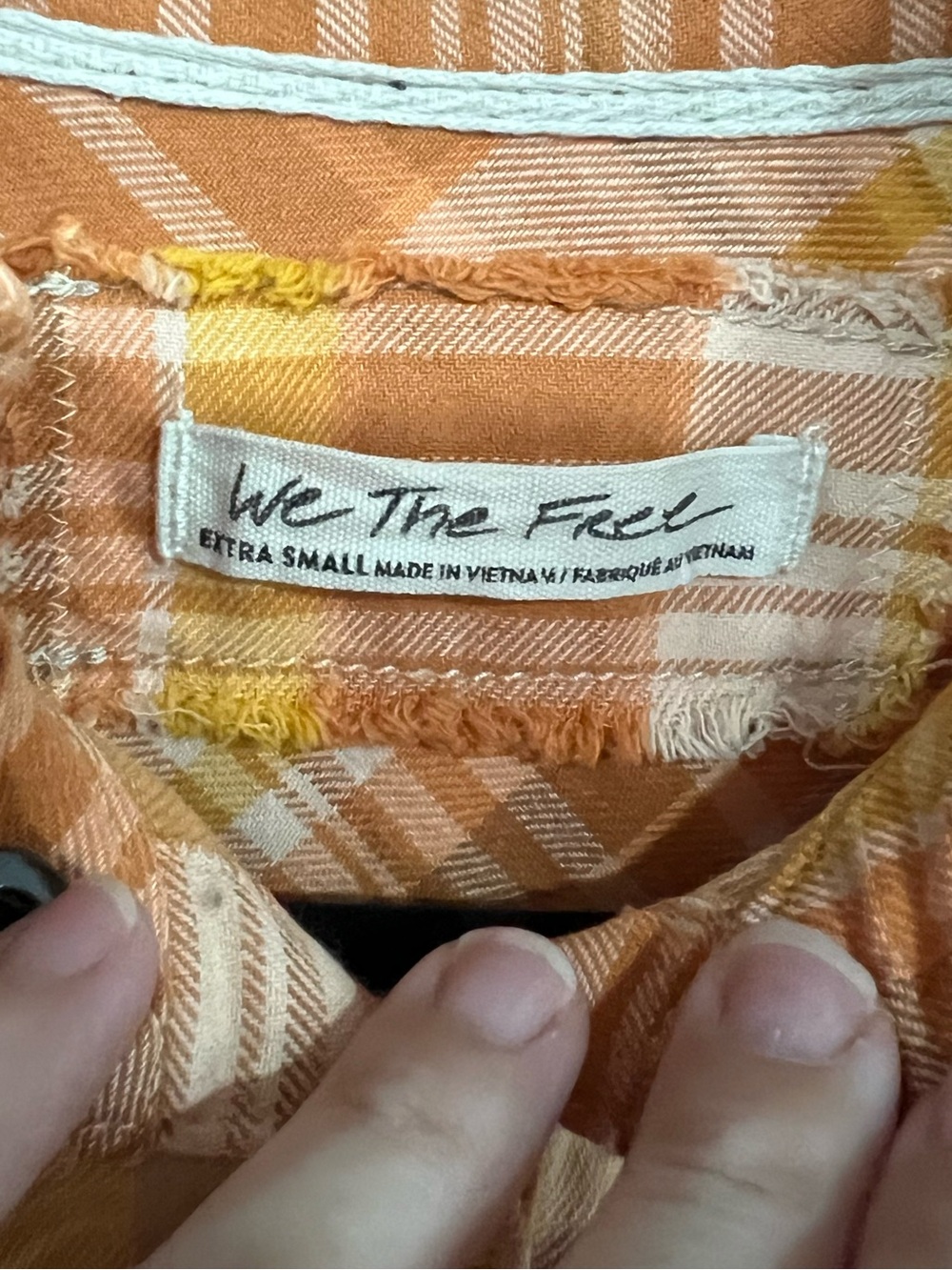 We the Free Emily Plaid Crop Snap Front Top - Picture 7 of 12